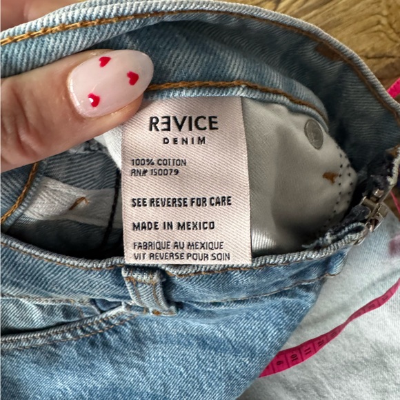 Revice Denim Yin Yang Two Tone Crop Jeans Size 28 - Picture 14 of 16